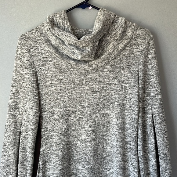 Lulus Mattea Heathered‎ Grey Cowl Neck Midi Sweater Dress women’s XS - Picture 3 of 13